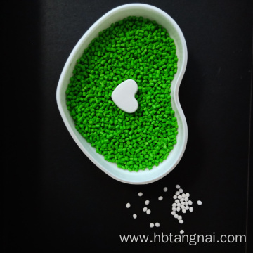 PE coloring plastic granules green color master batch